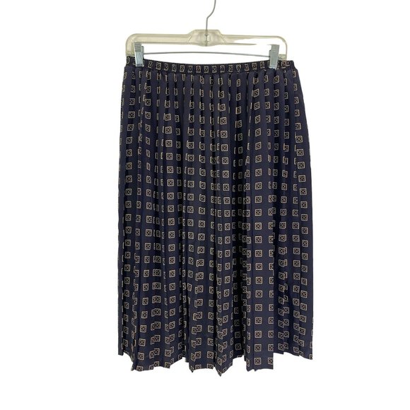 Leslie Fay Dresses & Skirts - Leslie Fay Women's Navy Blue Ribbed Skirt